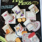 American School of Needlework Mats & Mugs cross stitch pattern booklet 3583