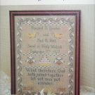 Cross stitch Wedding Sampler design Margaret McKee Cross stitch Wedding Sampler design Margaret McKee