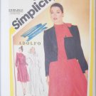Simplicity 5192 Adolfo design skirt blouse jacket size 16 formal vintage 1981