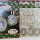 2 Crafters Edition Beaded Heirloom photo ornament kits NEW makes 4 with beads