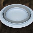 Rubbermaid lid 7G19 blue gray 7" diameter