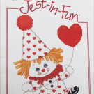 Jest in Fun clown cross stitch pattern booklet Gloria & Pat