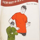 Sew Knit Stretch 309 men's T shirt sizes S M L XL uncut Sew Knit Stretch 309 men's T shirt sizes S M L XL uncut