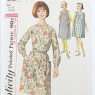 Simplicity 5213 maternity dress pattern sizes 10 to 12 vintage 1960s