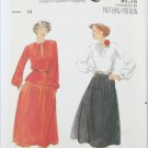 Butterick 5652 misses top & skirt size14