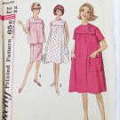 Simplicity 4857 maternity dress to skirt pattern size 16 vintage 1960s