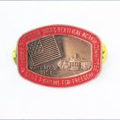 Veterans of Foreign Wars Action Committee pin White House & flag