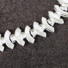 Leru necklace silver tone links 16" choker tooled vintage jewelry Leru necklace silver tone links 16" choker tooled vintage jewelry