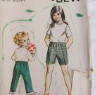Kwik Sew 310 girls slacks pattern ages 2 4 6 stretch knits Kwik Sew 310 girls slacks pattern ages 2 4 6 stretch knits