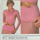 Simplicity 9111 misses pullover top pattern sizes 10 12 14 Stretch knits only