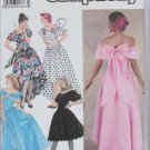 Simplicity 7059 misses formal gown dress sizes 4 6 8 10 pattern
