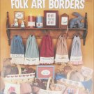 Leisure Arts 308 Folk Art Borders for towels and edges cross stitch leaflet