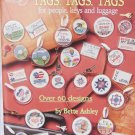American School of Needlework 3626 Tags for people keys luggage cross stitch book