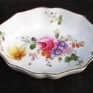 Royal Derby china posies nut candy dish 4 x 3" gold trim Royal Derby china posies nut candy dish 4 x 3" gold trim