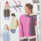 McCAll 3805 junior miss jackets vest hat sizes 3/4 5/6 7/8 9/10 UNCUT pattern