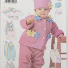 Butterick 6280 Infant jacket vest jumper jumpsuit hat size L - XL UNCUT pattern