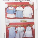 Simplicity 9808 girl collar sleeve variations dress size 3 UNCUT pattern Simplicity 9808 girl collar sleeve variations dress size 3 UNCUT pattern