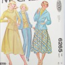 McCall 6265 Misses jacket top skirt pants sizes 18 UNCUT pattern