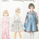 Simplicity 9792 child jumper jumpsuit blouse sizes 2 4 6 6X UNCUT pattern