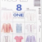 McCall 8155 misses top & jacekt sizes 20 22 UNCUT pattern