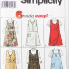 Simplicity 7267 misses skort jumper sizes 4 6 8 UNCUT pattern
