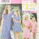 Simplicity 0630 misses & girls matching dress size 12 to 20 & 3 to 8 UNCUT Simplicity 0630 misses & girls matching dress size 12 to 20 & 3 to 8 UNCUT