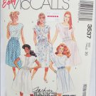 McCall 3537 misses dress pattern size 20 blouson or pleated front