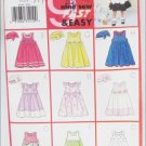 Butterick 6486 toddler dress hat sizes 1 2 3 UNCUT pattern Butterick 6486 toddler dress hat sizes 1 2 3 UNCUT pattern