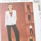 McCall 3866 misses lined jacket top pants skirt sizes 16 18 20 22