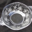 Fostoria Willowmere 2 handled bon bon bowl dish small flake on bottom