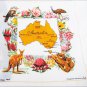 3 Australia Koala Map by Heil & Queensland handkerchiefs souvenirs