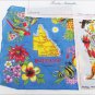 3 Australia Koala Map by Heil & Queensland handkerchiefs souvenirs