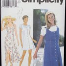 Simplicity 9614 misses dress jumper top size 18 20 22 pattern cottagecore