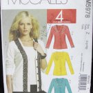 McCall 5978 misses cardigan & top sizes L XL stretch fabric pattern