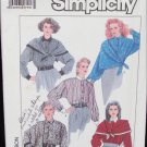 Simplicity 8806 misses blouse scarf sizes 16 18 20 22 pattern