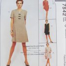 McCall 7542 misses dress jacket vest skirt sizes 20 22 pattern