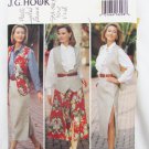 Butterick 6793 misses vest shirt and skirt sizes 18 20 22