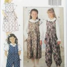Butterick 5818 girls jumper jumpsuit blouse sizes 12 14