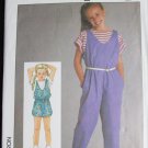 Simplicity 6862 girls jumpsuit & pullover top (knits only) sizes 10 12 14