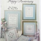 Leisure Arts 995 Happy Anniversary cross stitch samplers pillows more Leisure Arts 995 Happy Anniversary cross stitch samplers pillows more