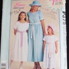 McCall P375 misses S M L XL girls XS S M L XL matching dresses