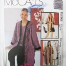 McCall 2292 misses jacket top pants sizes 20 22