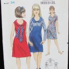 Butterick 3695 vintage dress size 14T B 34