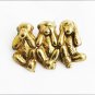 Three monkeys see hear speak vintage brass pin