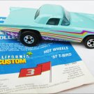 Ford 1957 T bird Hot Wheels McDonalds premium aqua never used