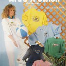 Life's a Beach 6 cross stitch designs for sweatshirts or more Bette Ashley Life's a Beach 6 cross stitch designs for sweatshirts or more Bette Ashley