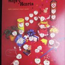 Happy Hearts 24 cross stitch designs for Valentine