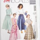 McCall 2535 girls tops skirt bag sizes 7 8 10 UNCUT pattern