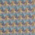 Upholstery drape fabric geometric print teal tan gray 52" wide Upholstery drape fabric geometric print teal tan gray 52" wide