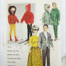 Butterick 3317 fashion doll male 12"  female  11 1/2" patterns unuct